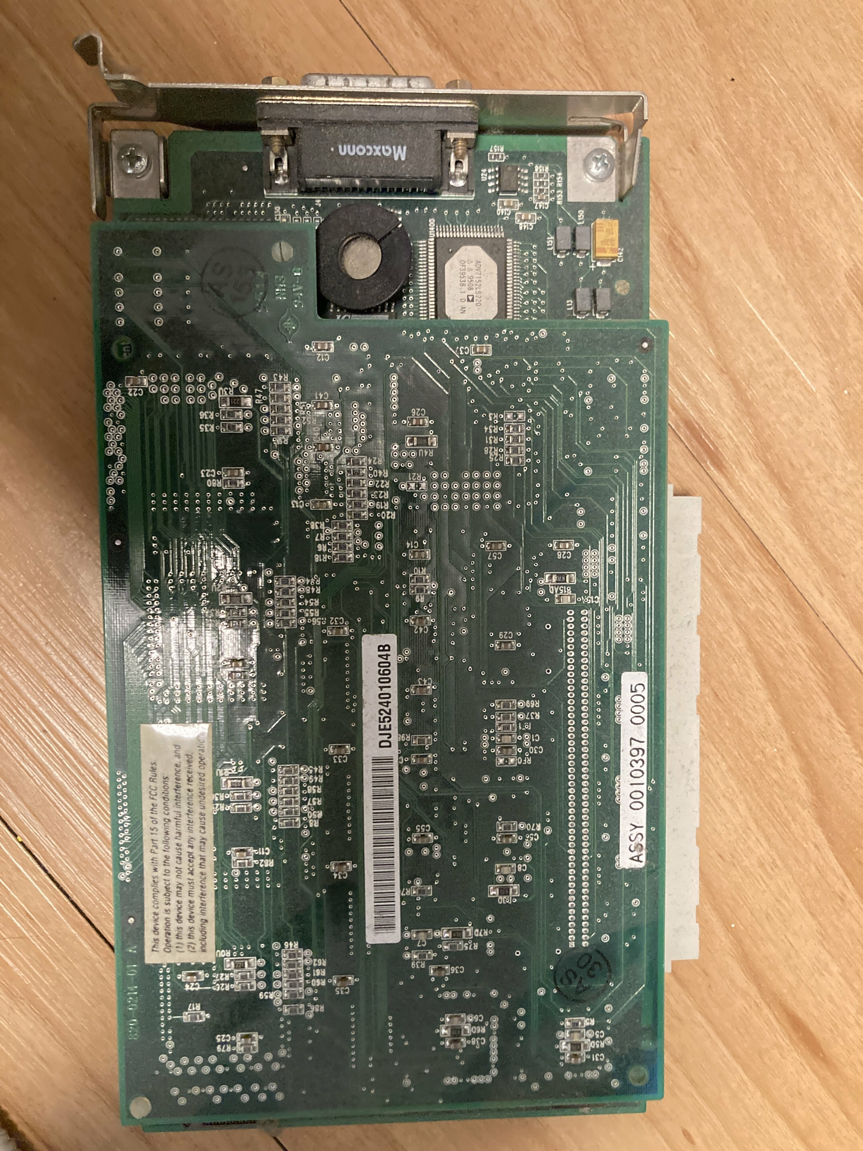 Radius Thunder IV GX 1152 NuBus Video Card 3MB with daughtercard
